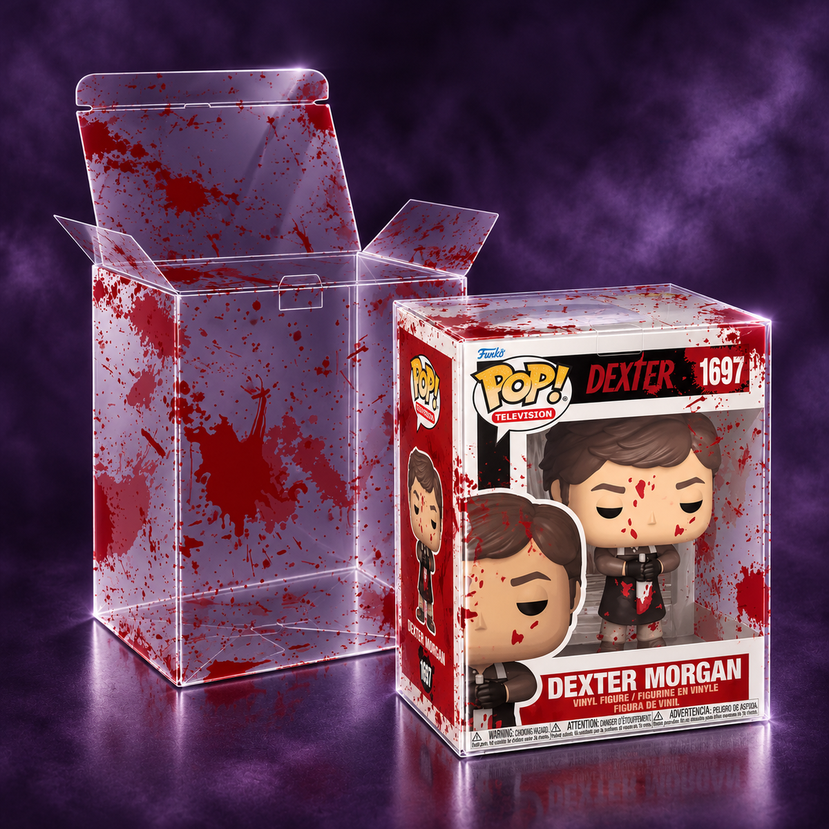 Funko Pop! Kan Sıçramalı Koruyucu Plastik Kutu - Protector