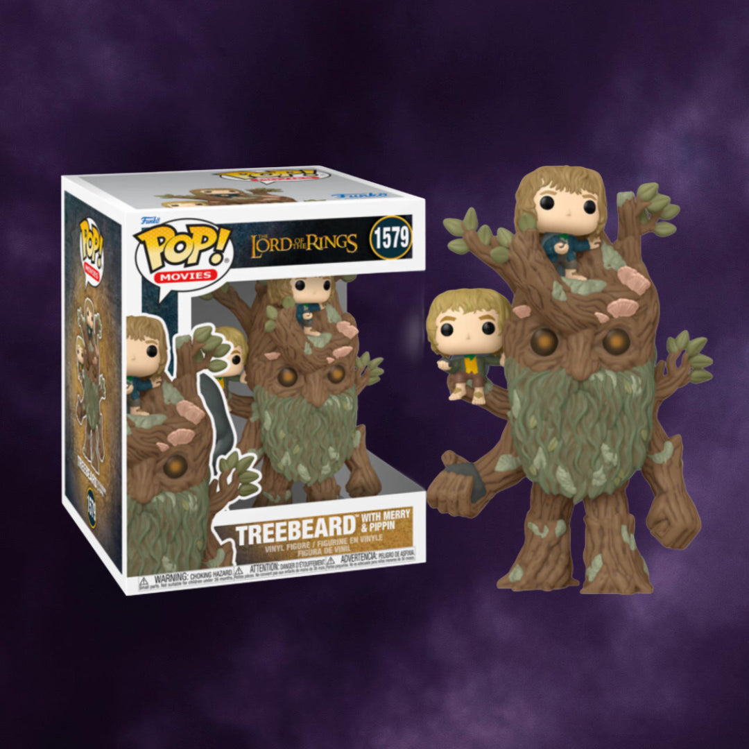 The Lord of the Rings - Treebeard with Merry & Pippin Funko Pop! #1579