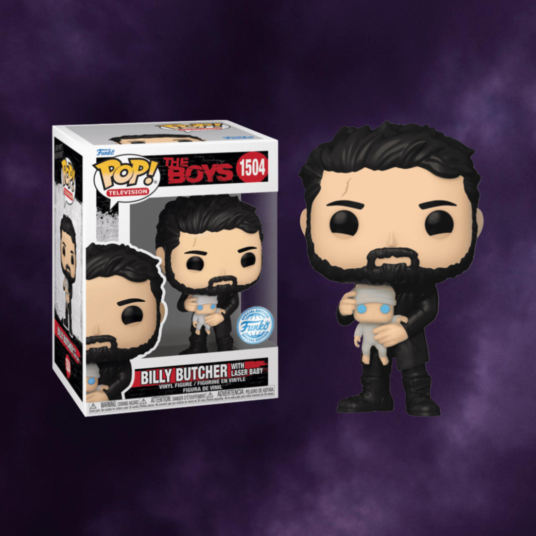 The Boys - Billy Butcher with Laser Baby Exclusive Funko Pop! #1504