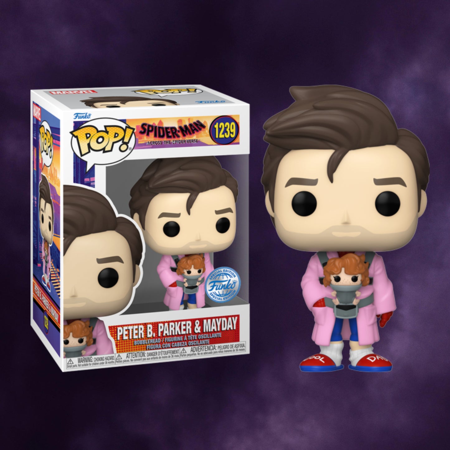 Spider-Man: Across the Spider-Verse Peter B. Parker & Mayday Funko Pop! #1239