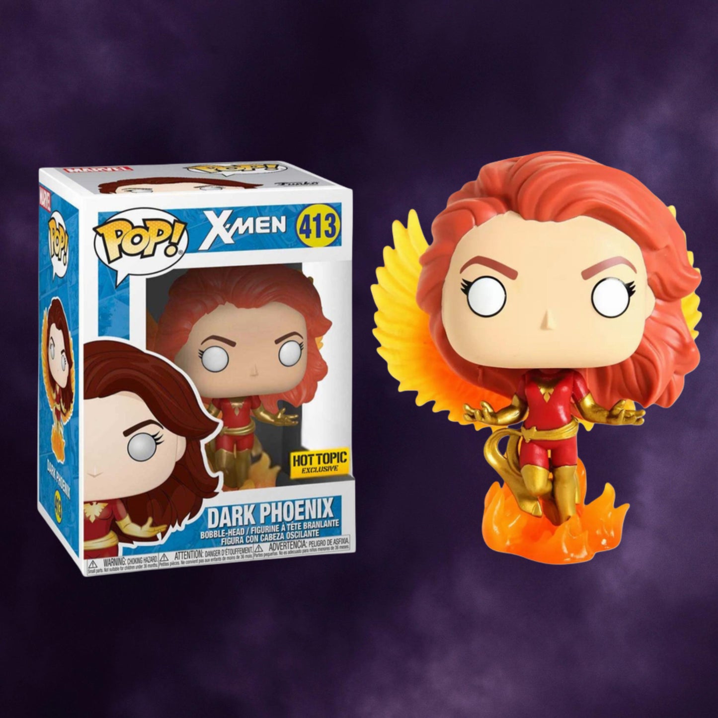 Marvel X-Men Dark Phoenix Hot Topic Exclusive Funko Pop! #413