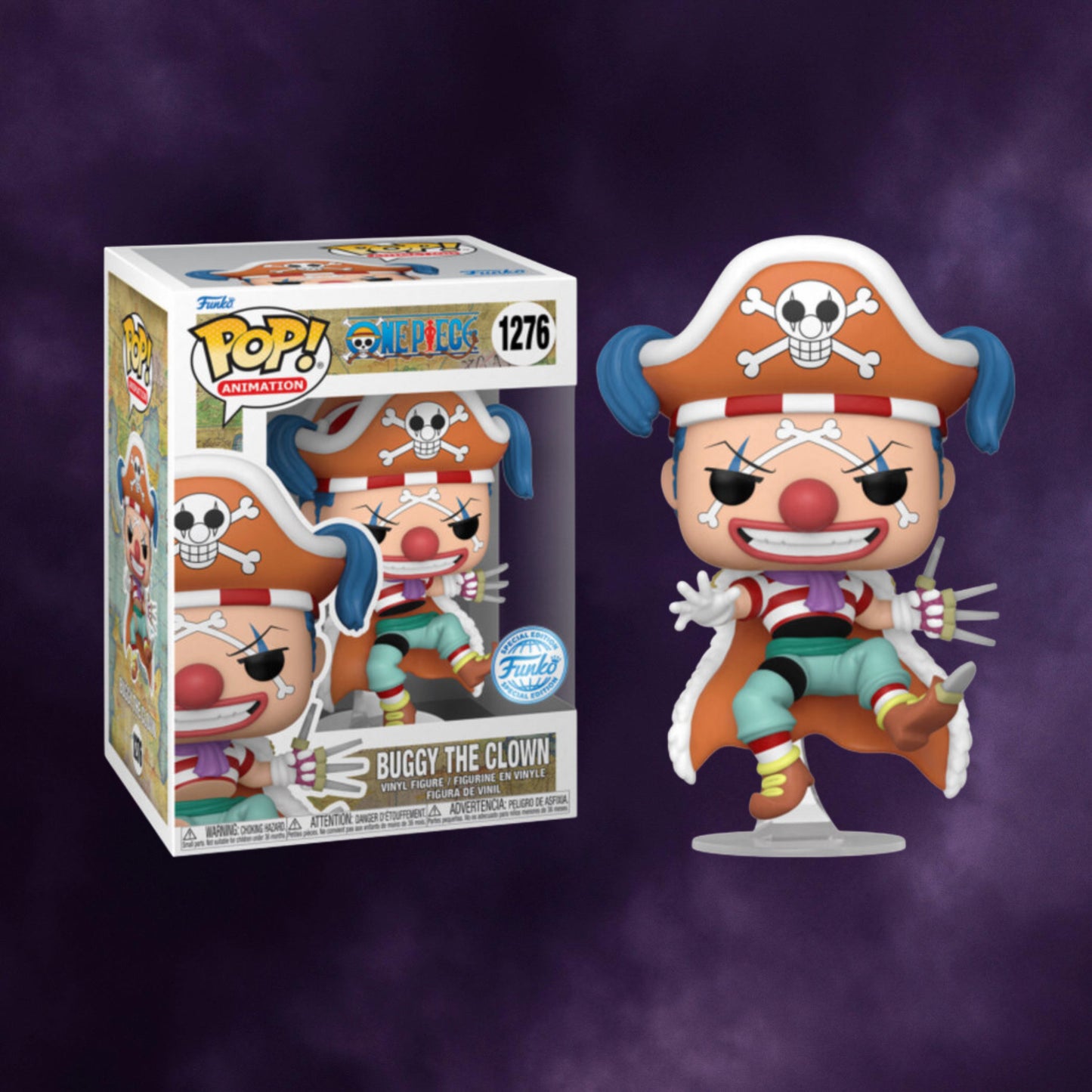 One Piece – Buggy The Clown Exclusive Funko Pop! #1276
