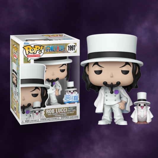 One Piece – Rob Lucci with Hattori Funko Pop! #1997 (Exclusive)