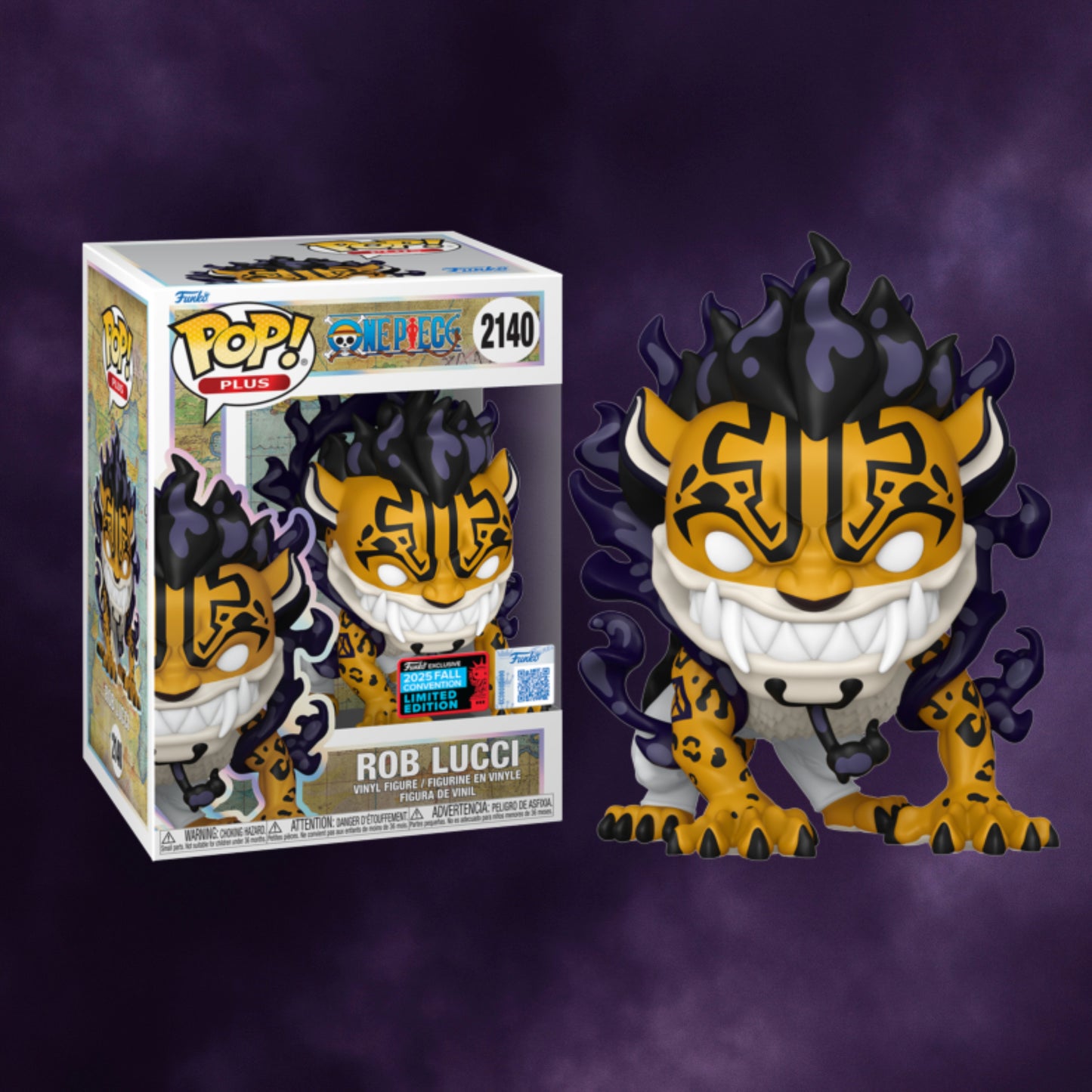 One Piece - Rob Lucci Funko Pop! Plus Vinyl Figure #2140 (2025 Fall Convention Exclusive)
