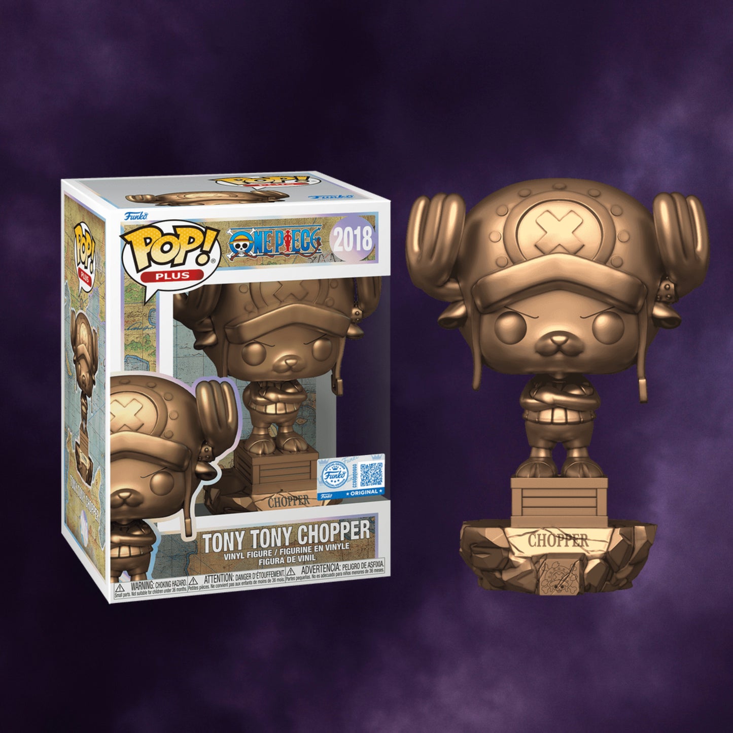 One Piece – Tony Tony Chopper (Bronze Statue) Pop! Plus #2018 (Funko Shop Exclusive)