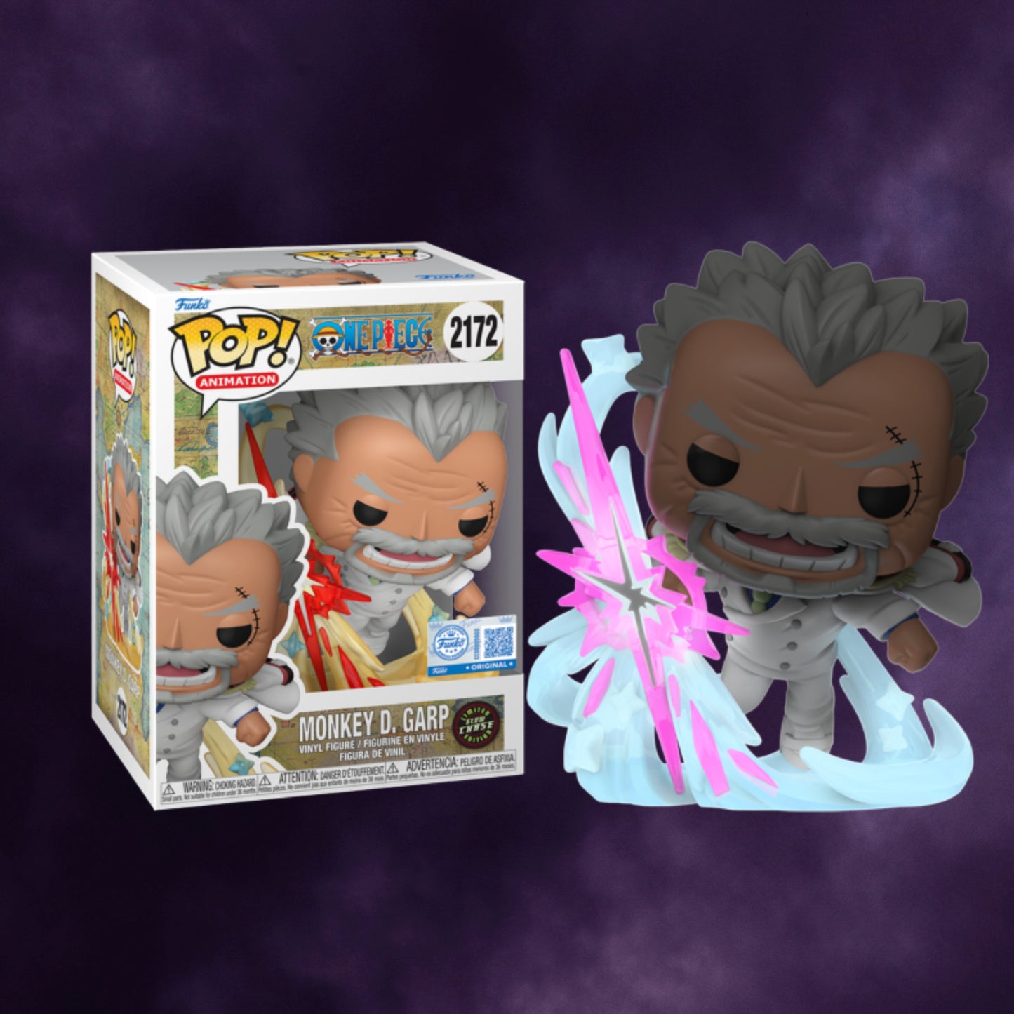 One Piece – Monkey D. Garp (Galaxy Impact) Pop! #2172 Glow in the Dark Limited Chase