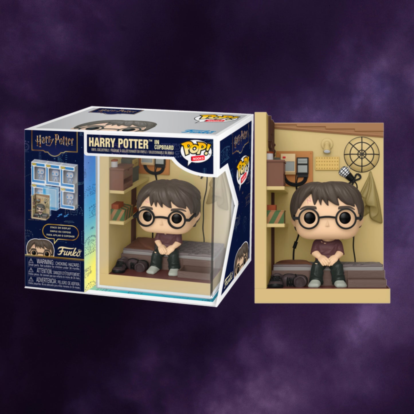 Harry Potter – Harry Potter in Cupboard Funko Pop! Nook Vinyl Figure