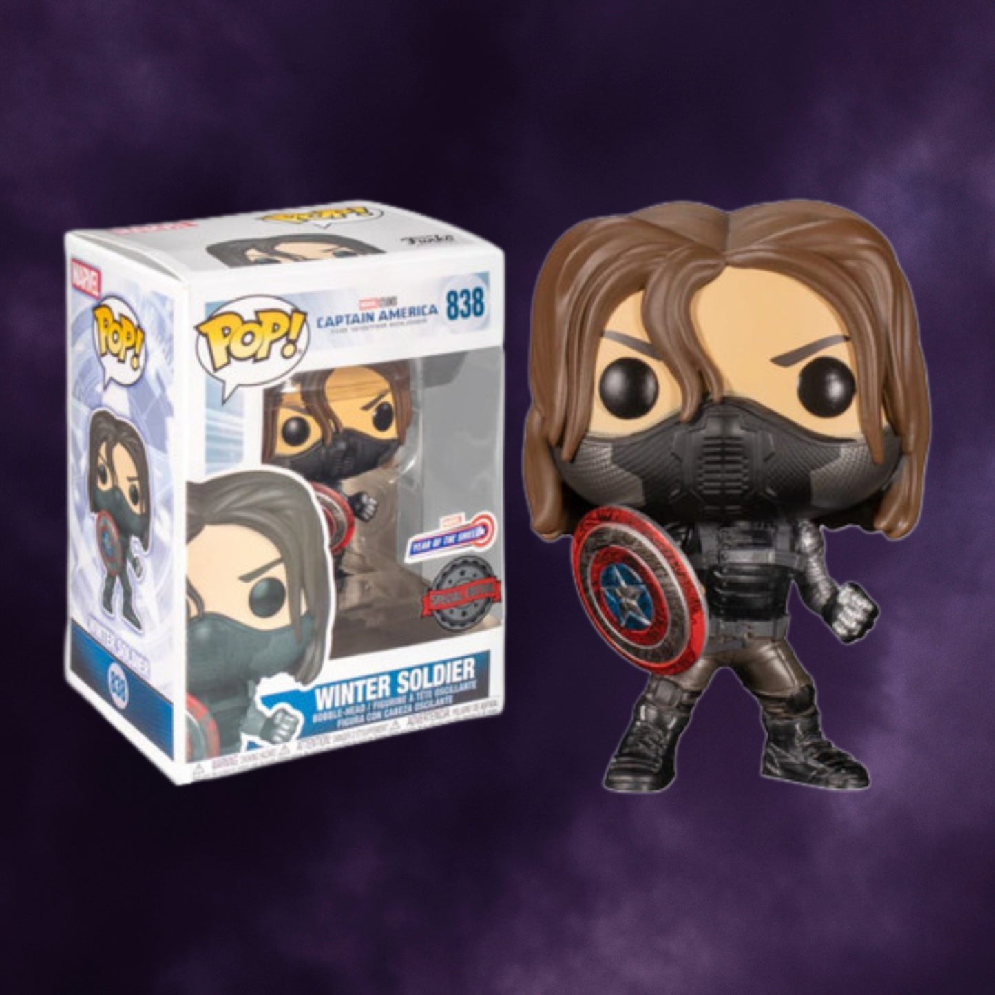 Funko Pop! Marvel Captain America: Winter Soldier (Year of the Shield) #838