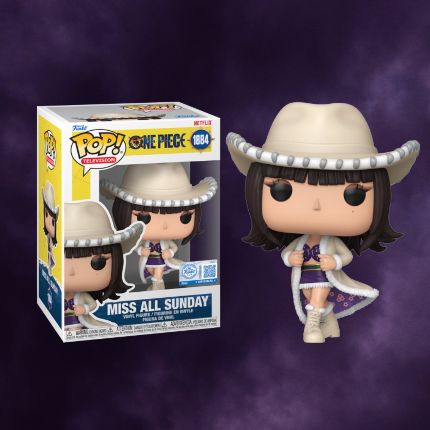 Funko Pop! Television One Piece Miss All Sunday #1884 Special Edition