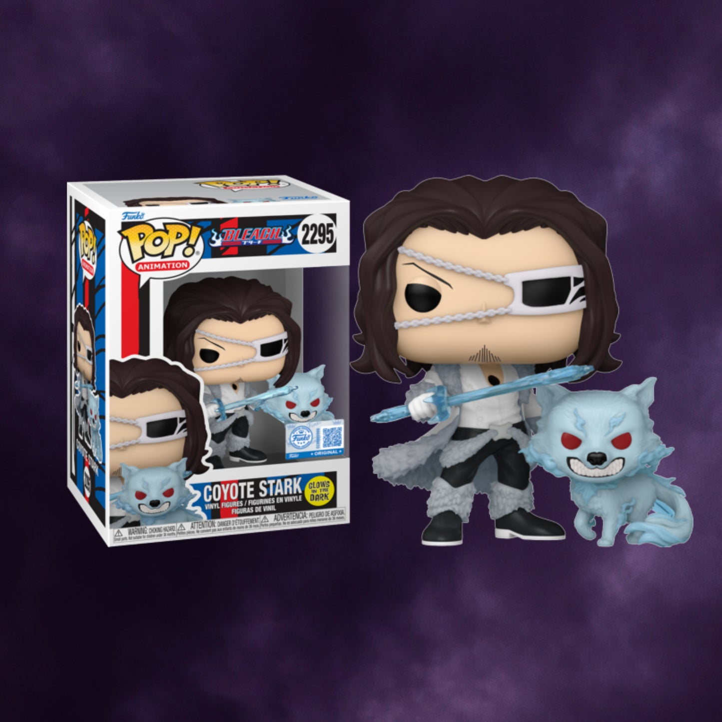 Bleach Funko Pop! Animation Coyote Starrk (Glow in the Dark) #2295 – Special Edition