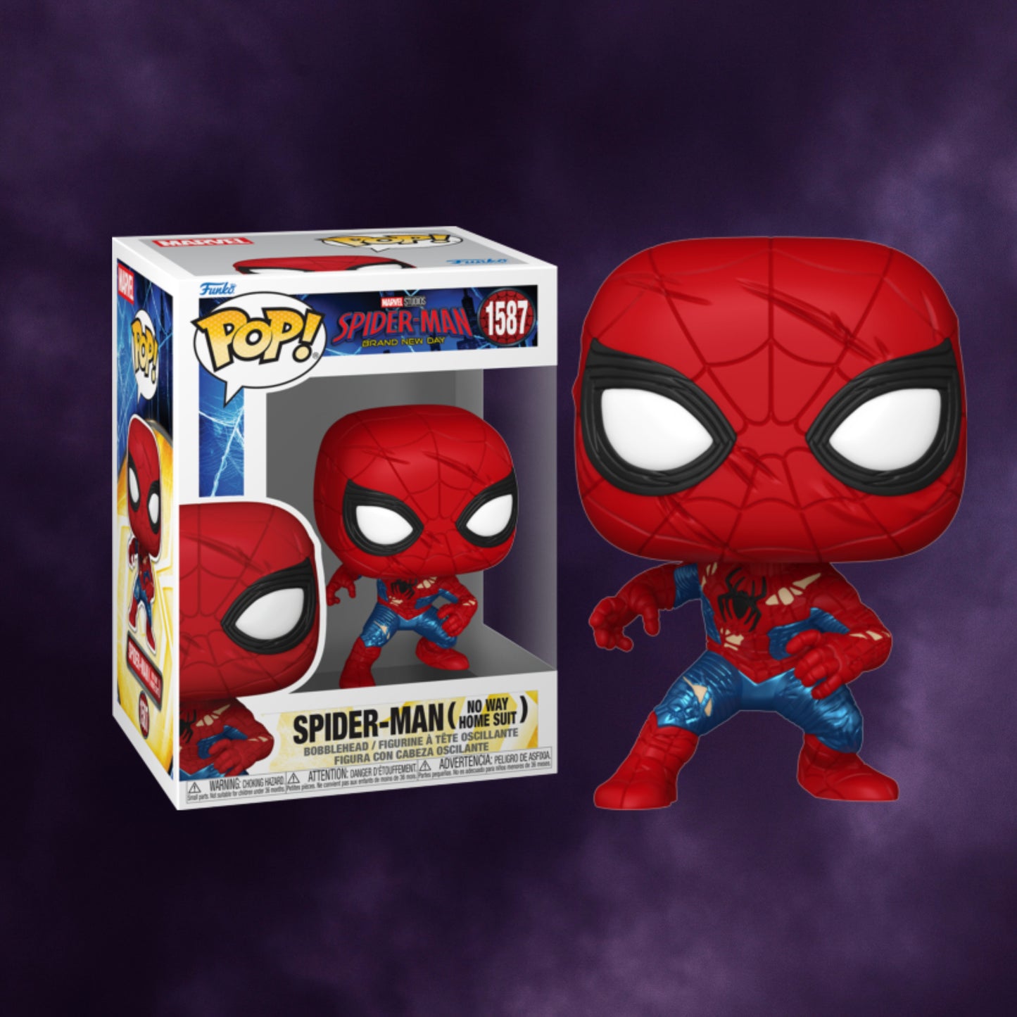 Funko Pop! Marvel Spider-Man: Brand New Day – Spider-Man (No Way Home Suit) #1587