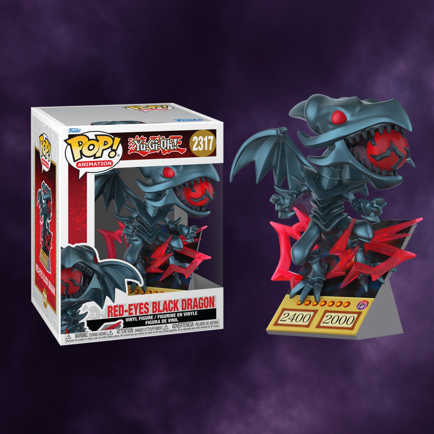 Funko Pop! Animation: Yu-Gi-Oh! – Red-Eyes Black Dragon #2317