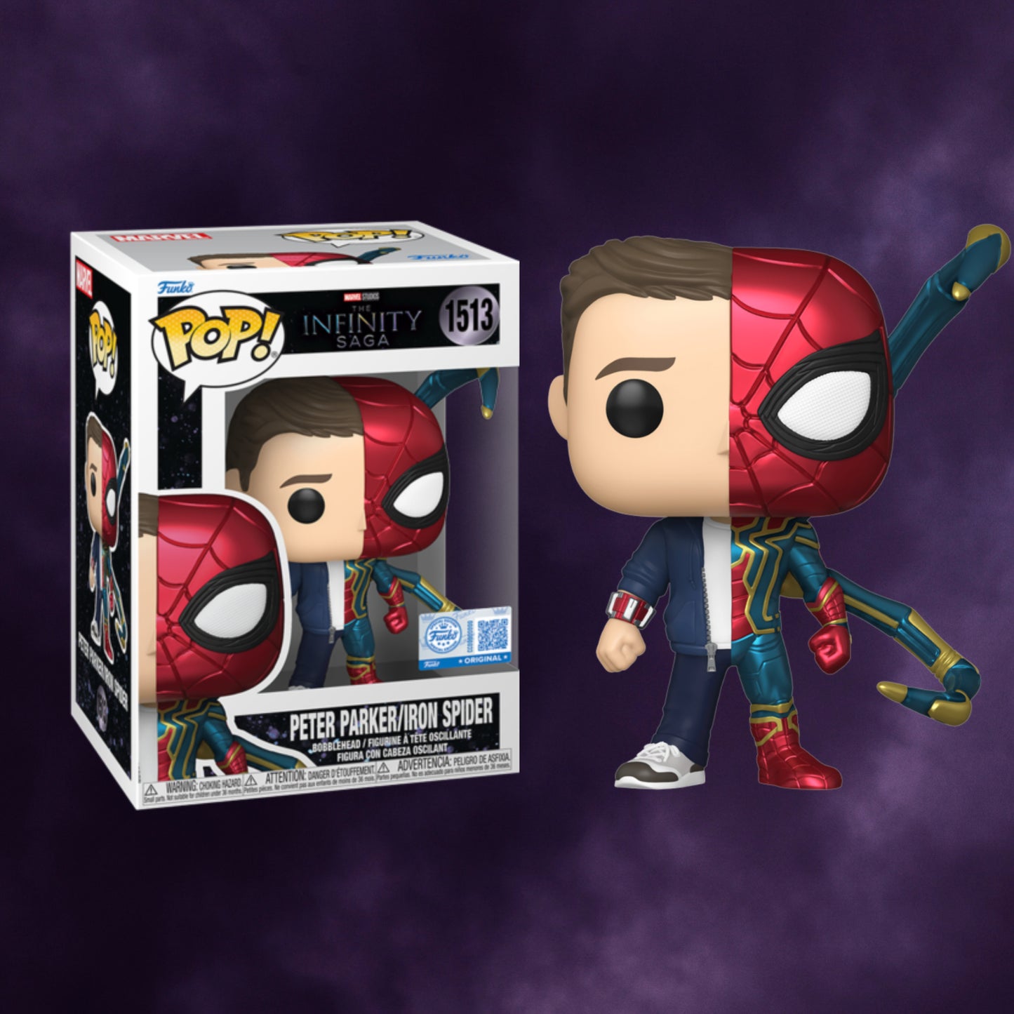 Funko Pop! Marvel Infinity Saga – Peter Parker / Iron Spider Exclusive #1513