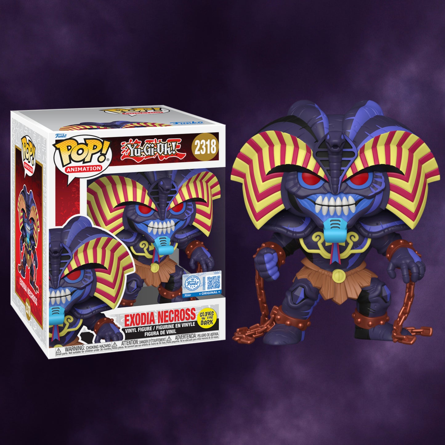 Funko Pop! Animation: Yu-Gi-Oh! – Exodia Necross Glow in the Dark #2318