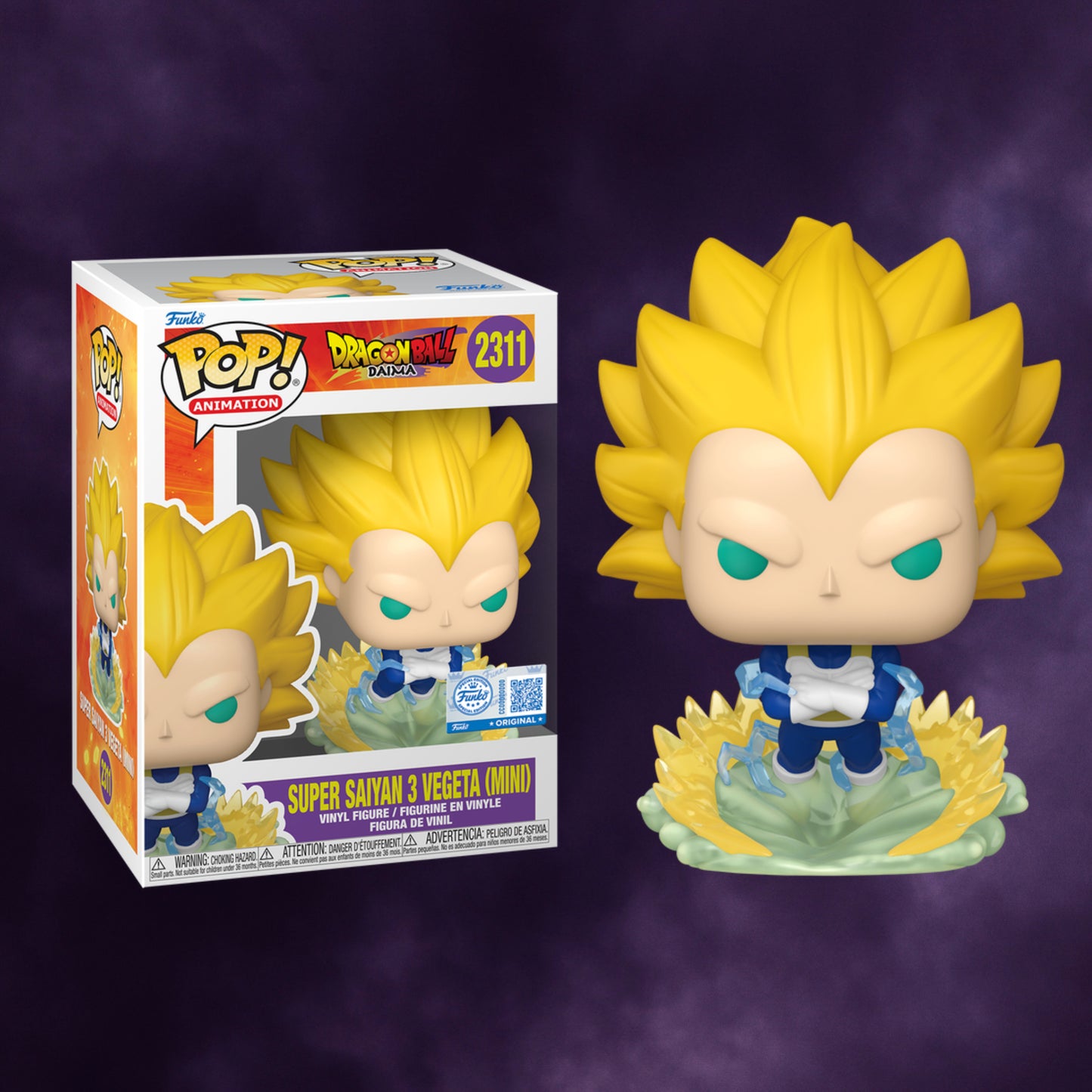 Funko Pop! Dragon Ball : Super Saiyan 3 Vegeta (Mini) #2311