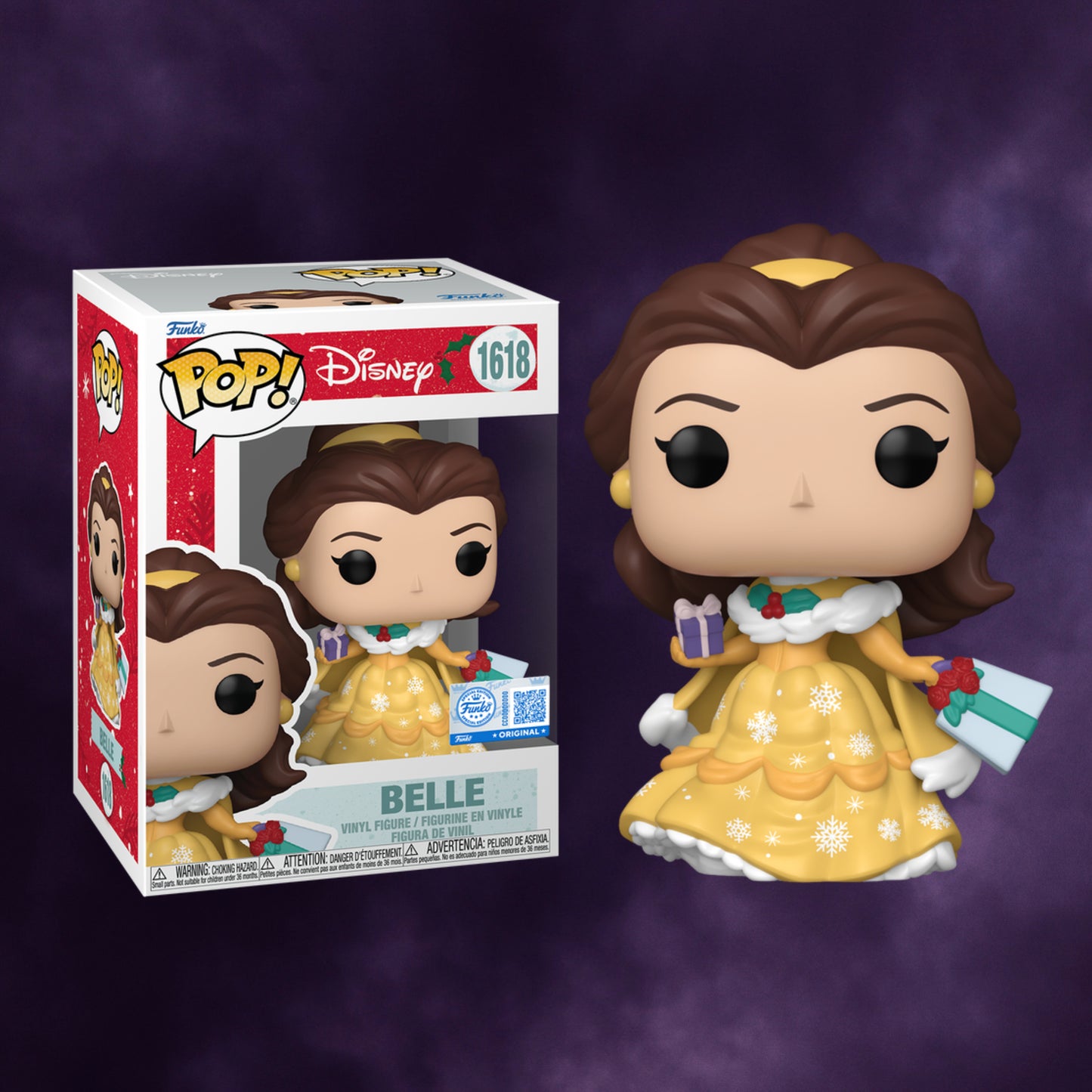 Funko Pop! Disney Holiday – Belle Exclusive #1618