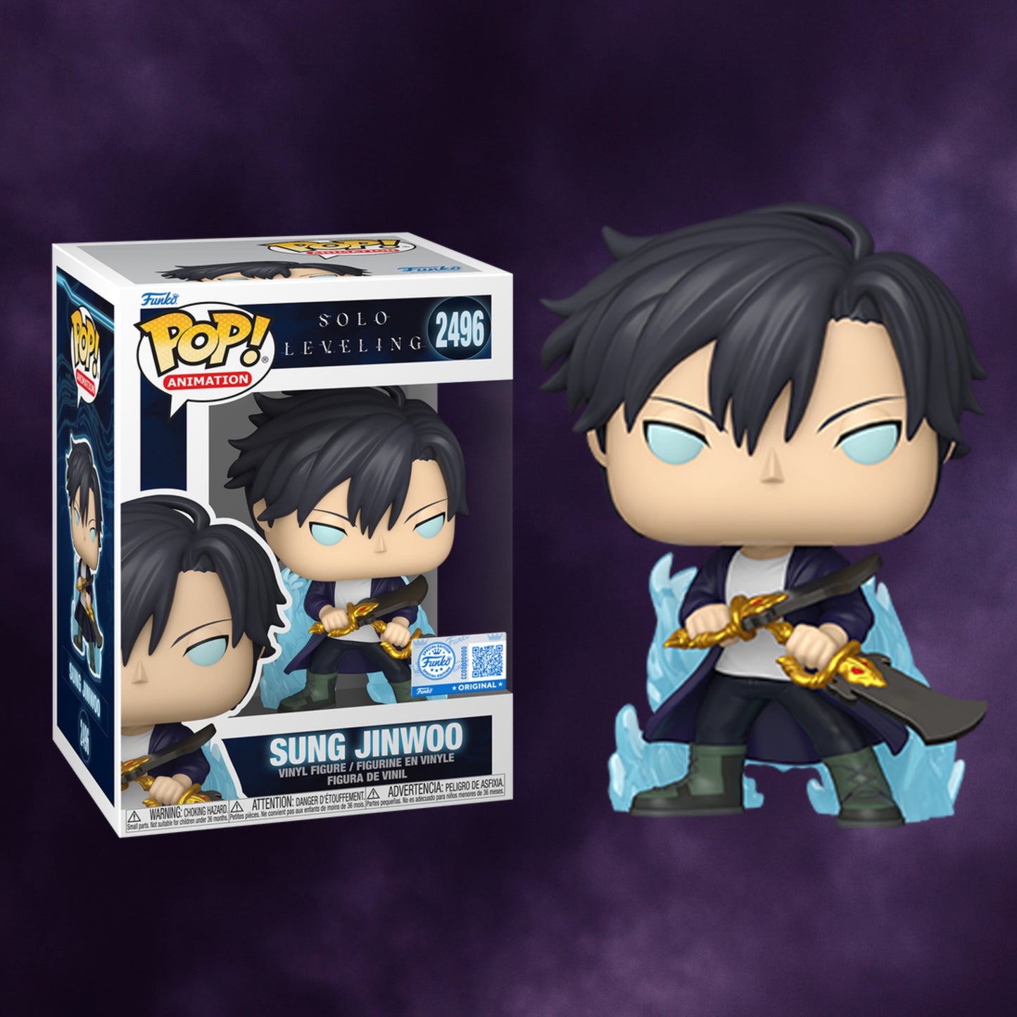 Funko Pop! Solo Leveling Sung Jinwoo Exclusive #2496