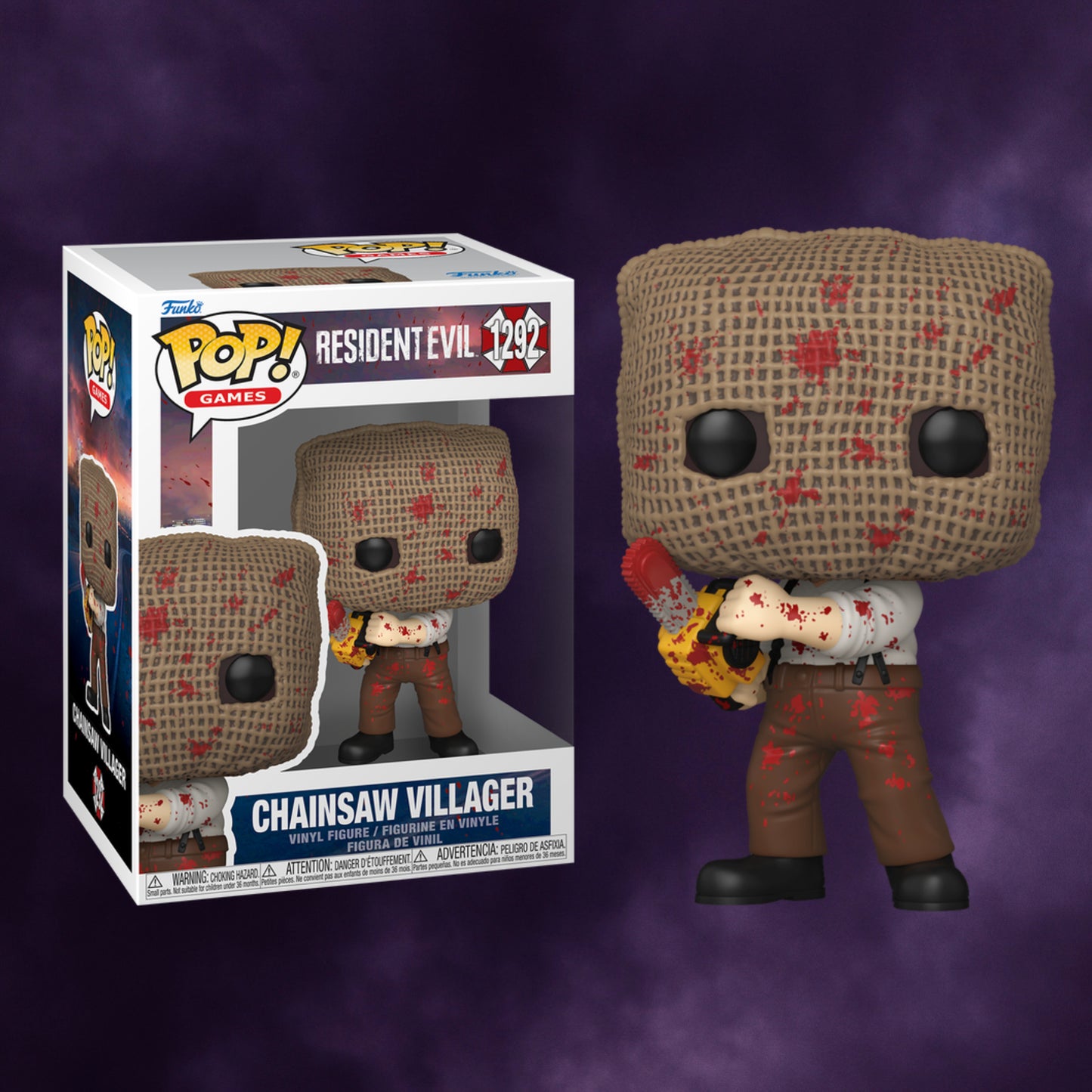 Funko Pop! Resident Evil 4 Chainsaw Villager #1292