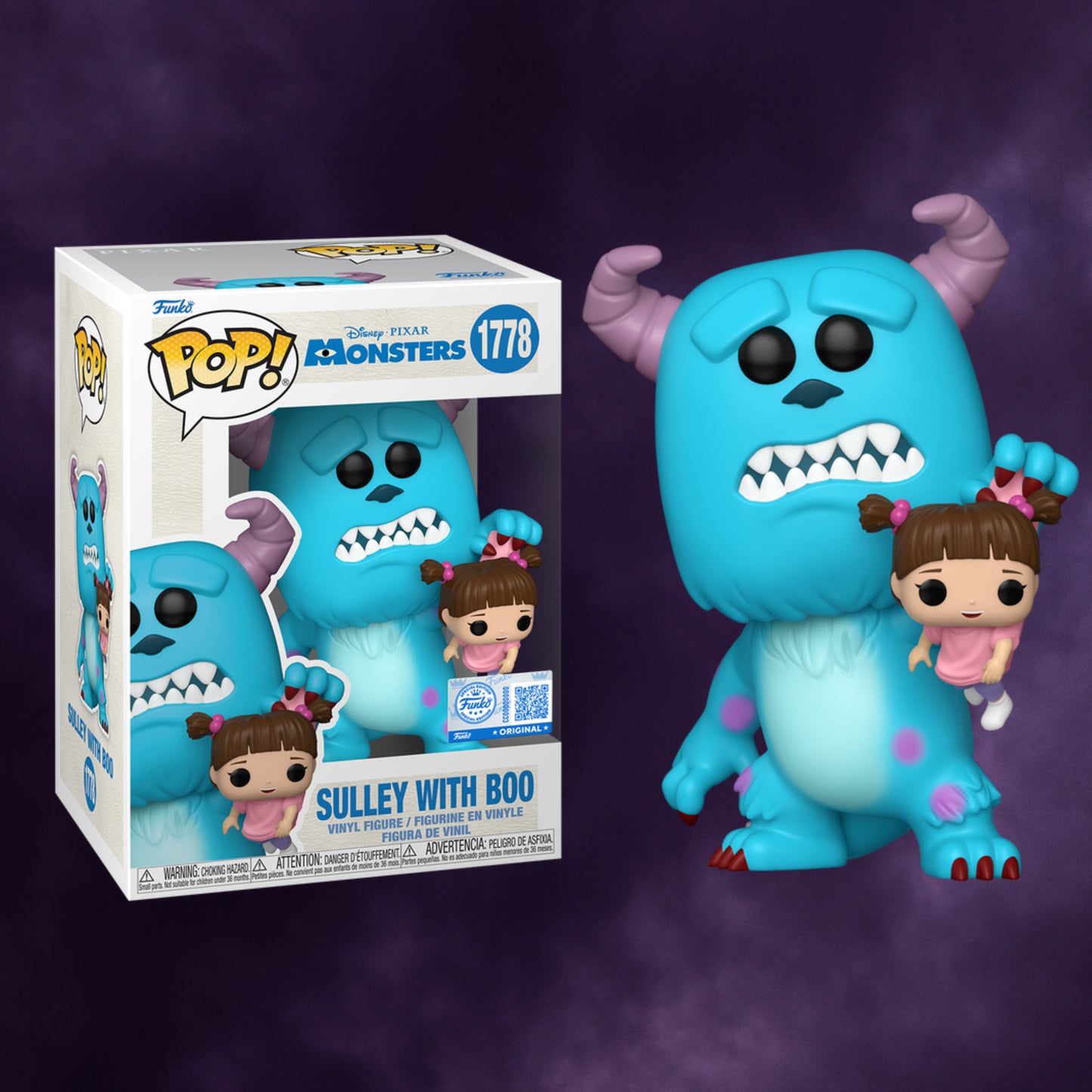 Funko Pop! Monsters Sulley with Boo Exclusive #1778