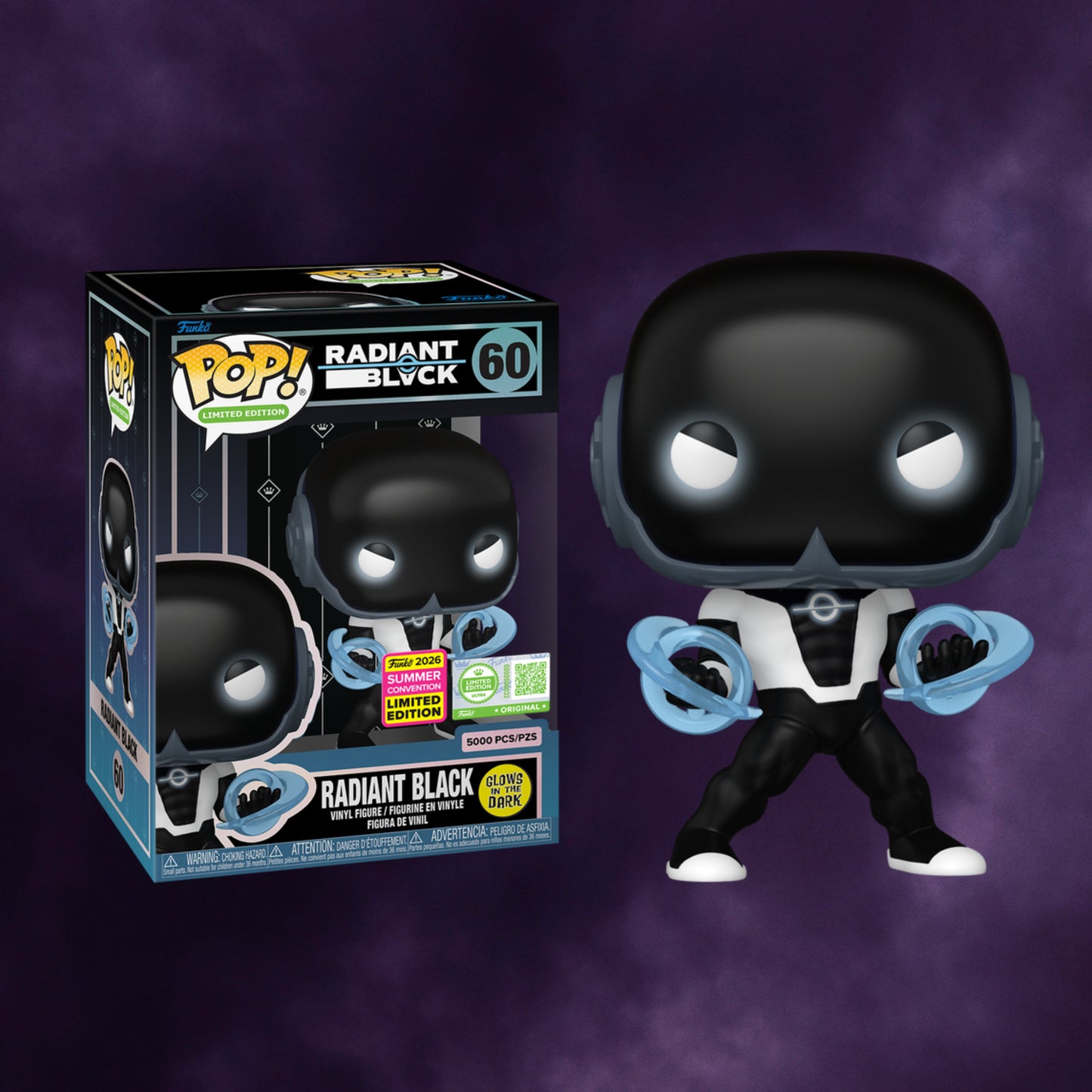 Radiant Black Funko Pop! Glow in the Dark Summer Convention Limited Edition 5000 Adet #60