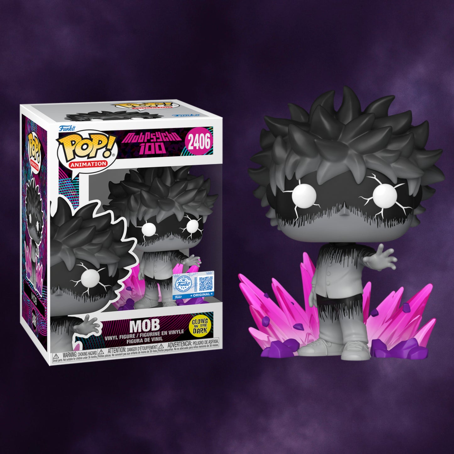 Mob Psycho 100 Pop! Animation Mob Glow in the Dark Special Edition #2406