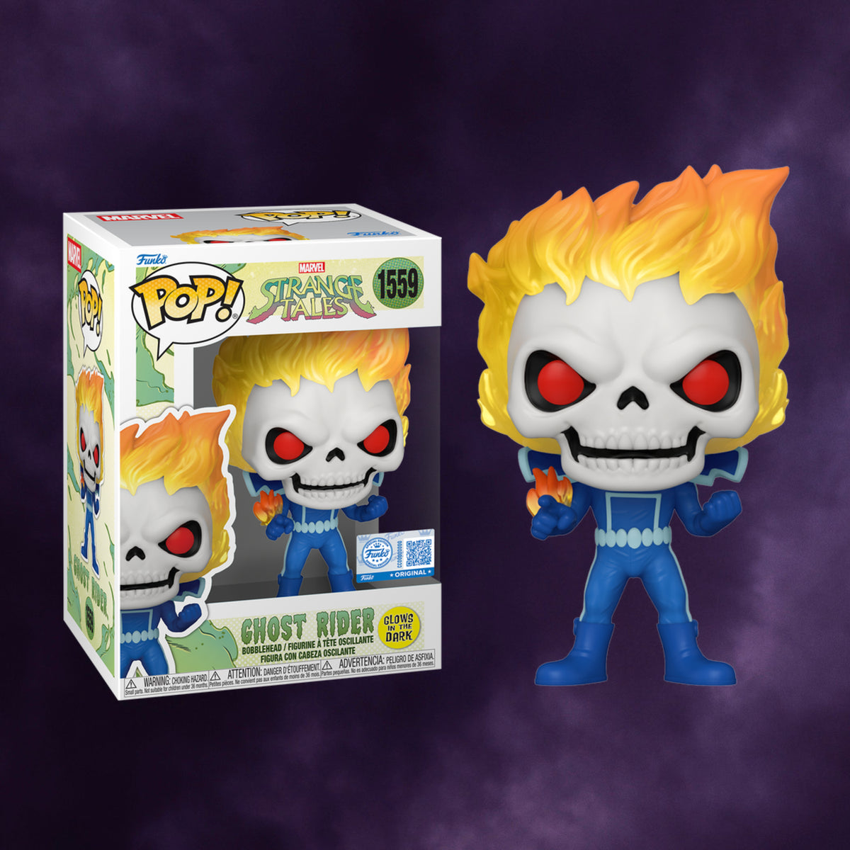 Funko Pop! Marvel Strange Tales – Ghost Rider #1559 Glow in the Dark