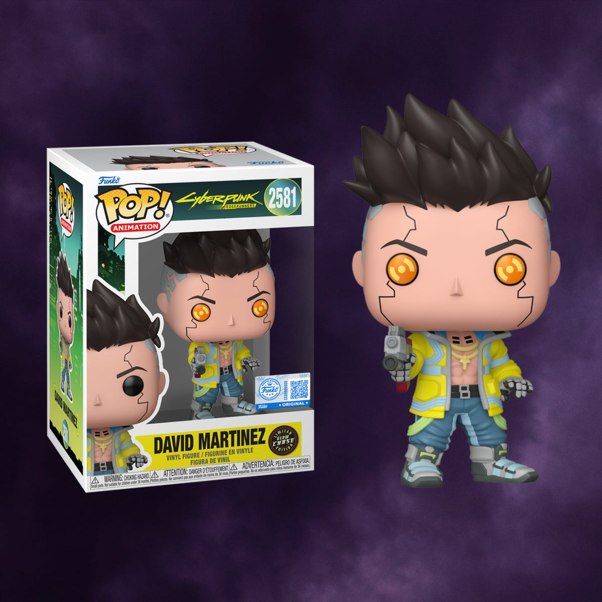Cyberpunk: Edgerunners Pop! Animation David Martinez Glow Chase #2581