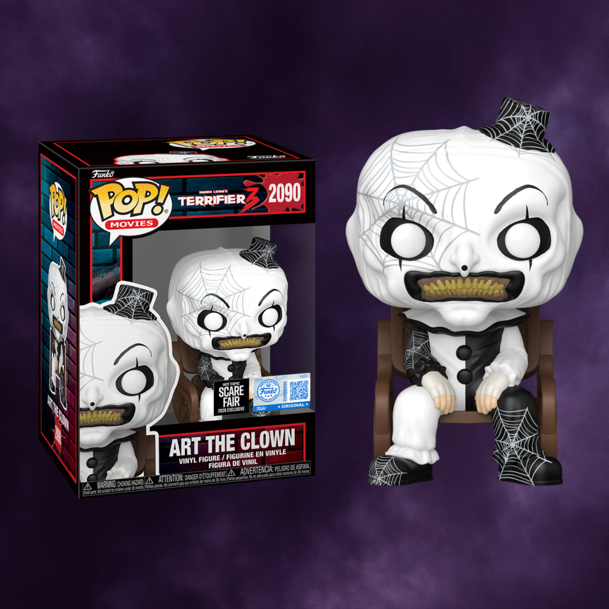 Terrifier 3 Pop! Movies Art the Clown Exclusive #2090