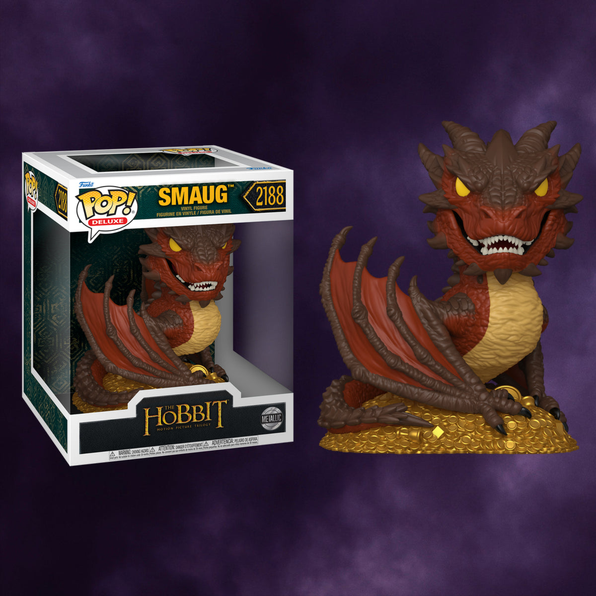 The Hobbit Pop! Deluxe Smaug Metallic #2188