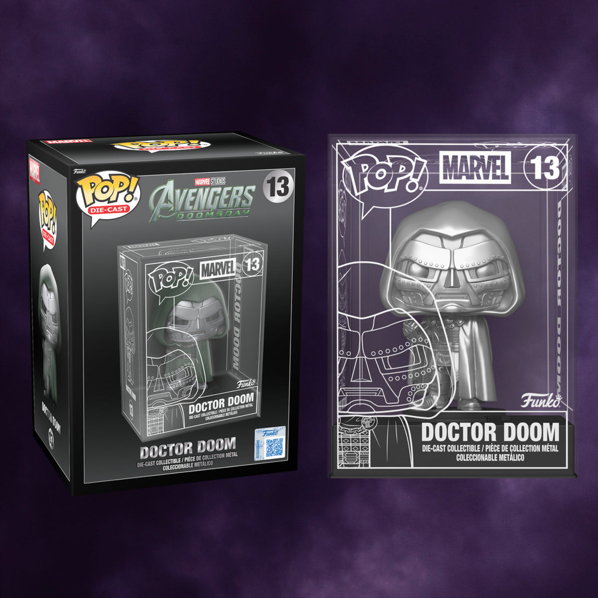Funko Pop! Die-Cast Marvel Studios Avengers: Doomsday – Doctor Doom Exclusive #13