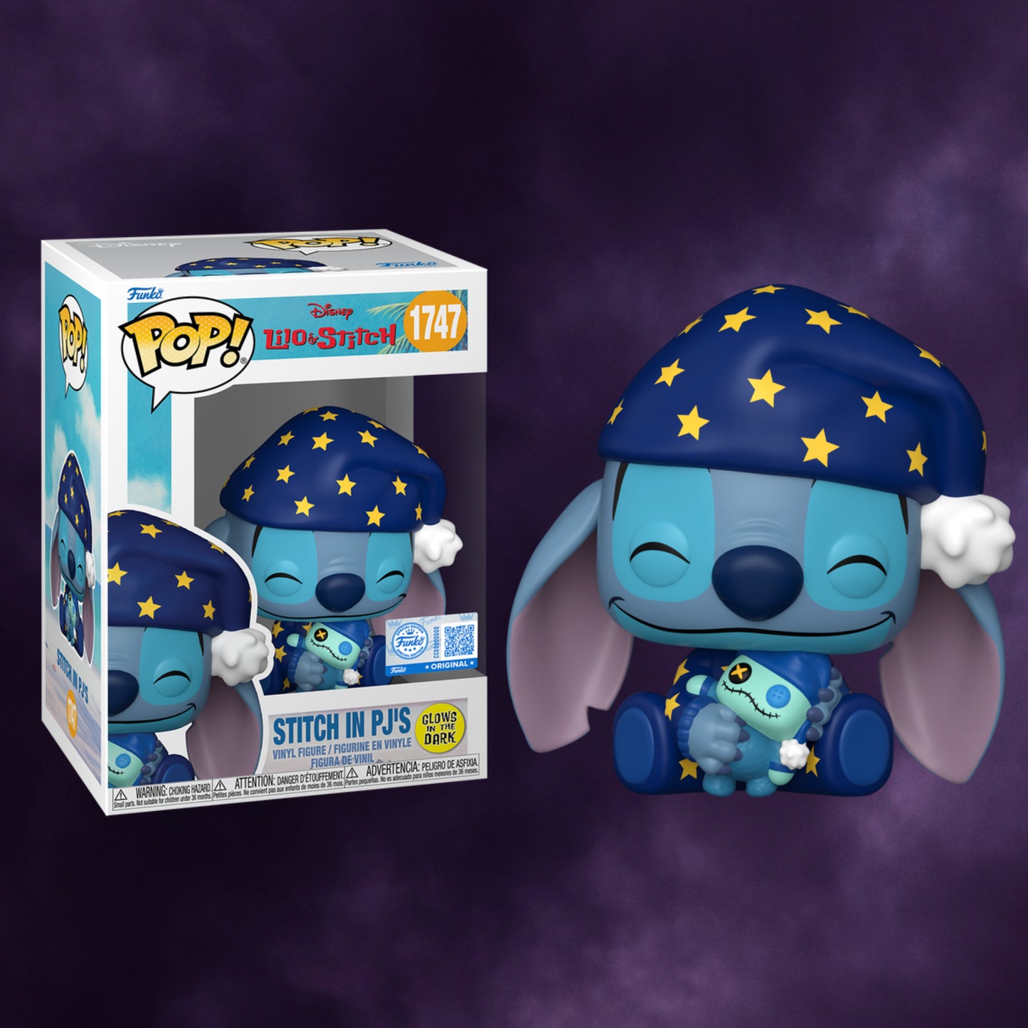 Funko Pop! Disney Lilo & Stitch Stitch in PJ’s #1747 Special Edition