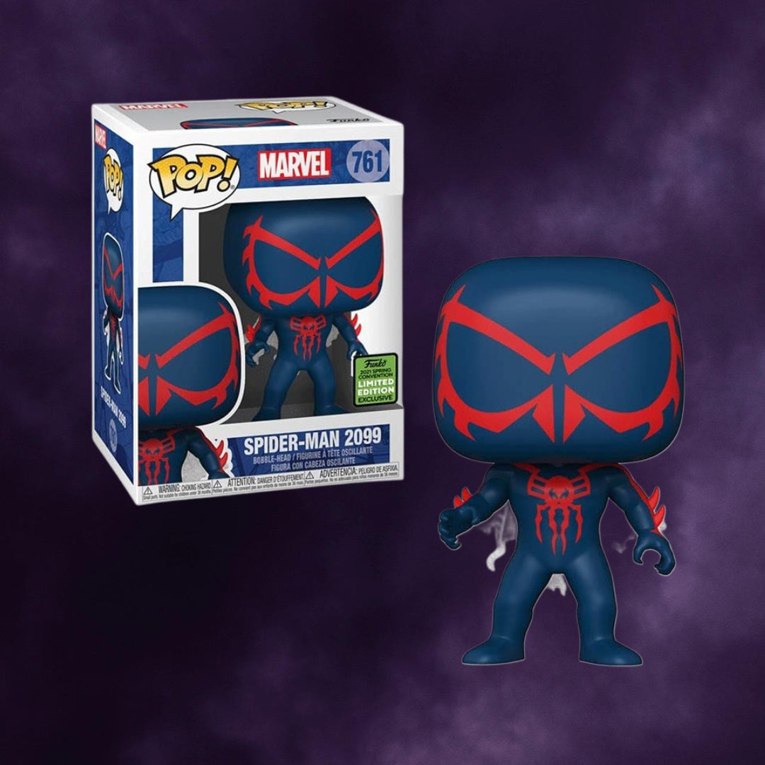 Marvel Spider-Man 2099 (2021 Spring Convention Exclusive) Limited Edition Funko Pop! #761