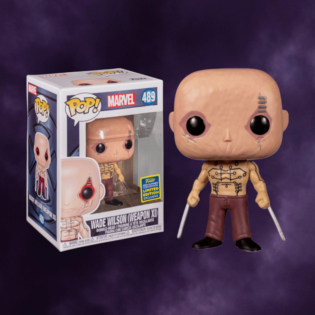 Marvel Wade Wilson (Weapon XI) Limited Convention Exclusive Funko Pop #489