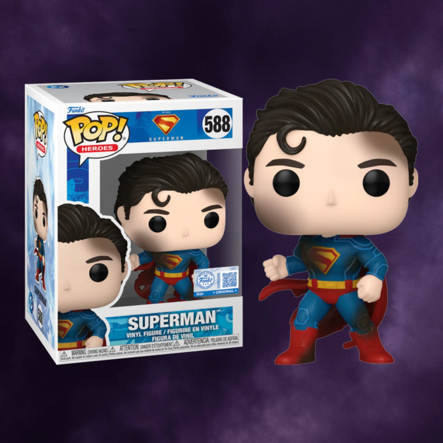 Superman (2025) – Superman (Fight Stance) Funko Pop! #588 Exclusive