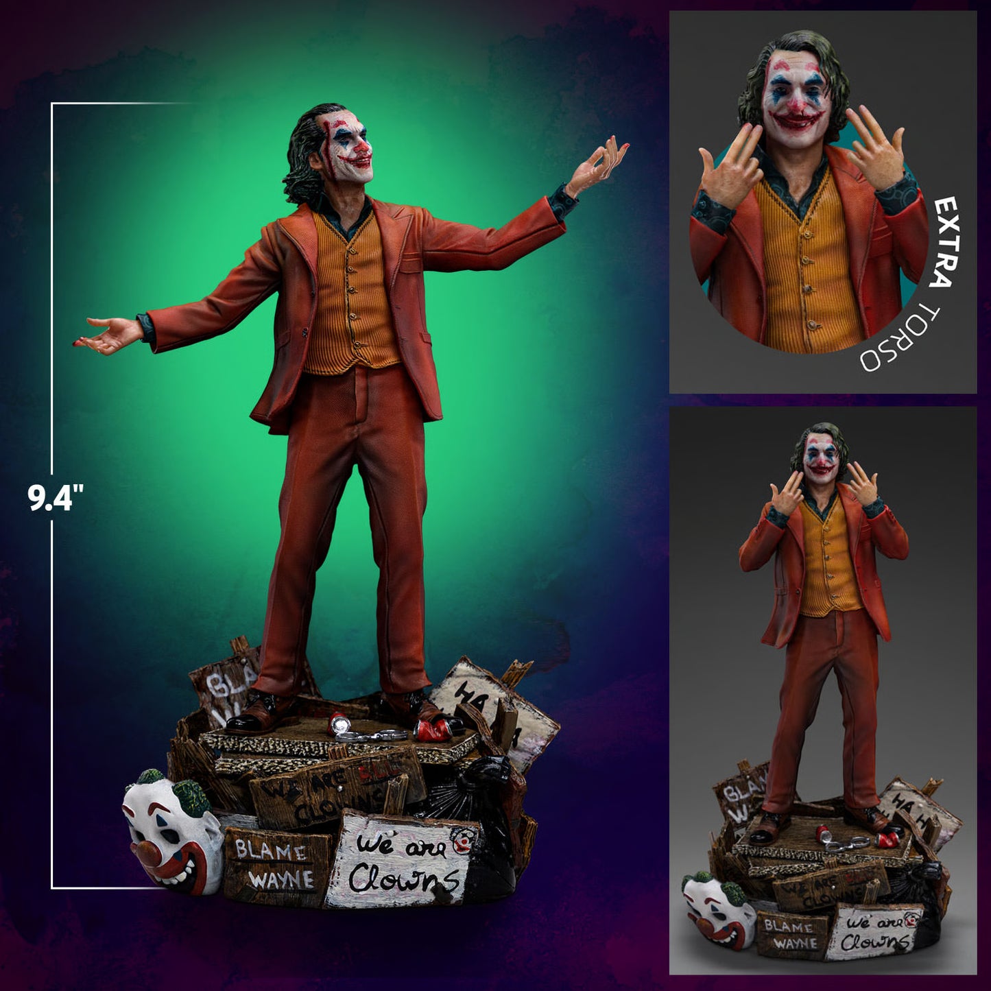 The Joker (Arthur Fleck) Deluxe Art Scale 1/10 Statue Iron Studios