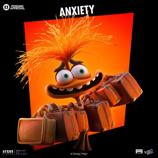 Disney – Anxiety Art Scale 1/10 Statue (Inside Out 2) Iron Studios