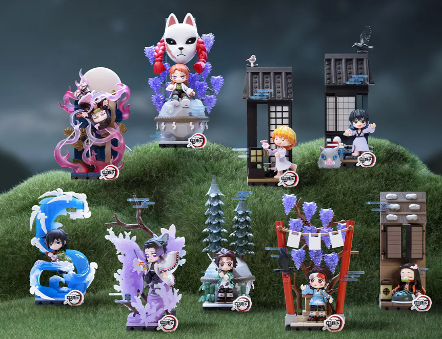Pop Mart Demon Slayer: Kimetsu no Yaiba Unwavering Resolve Arc Series Block Figures Blind Box