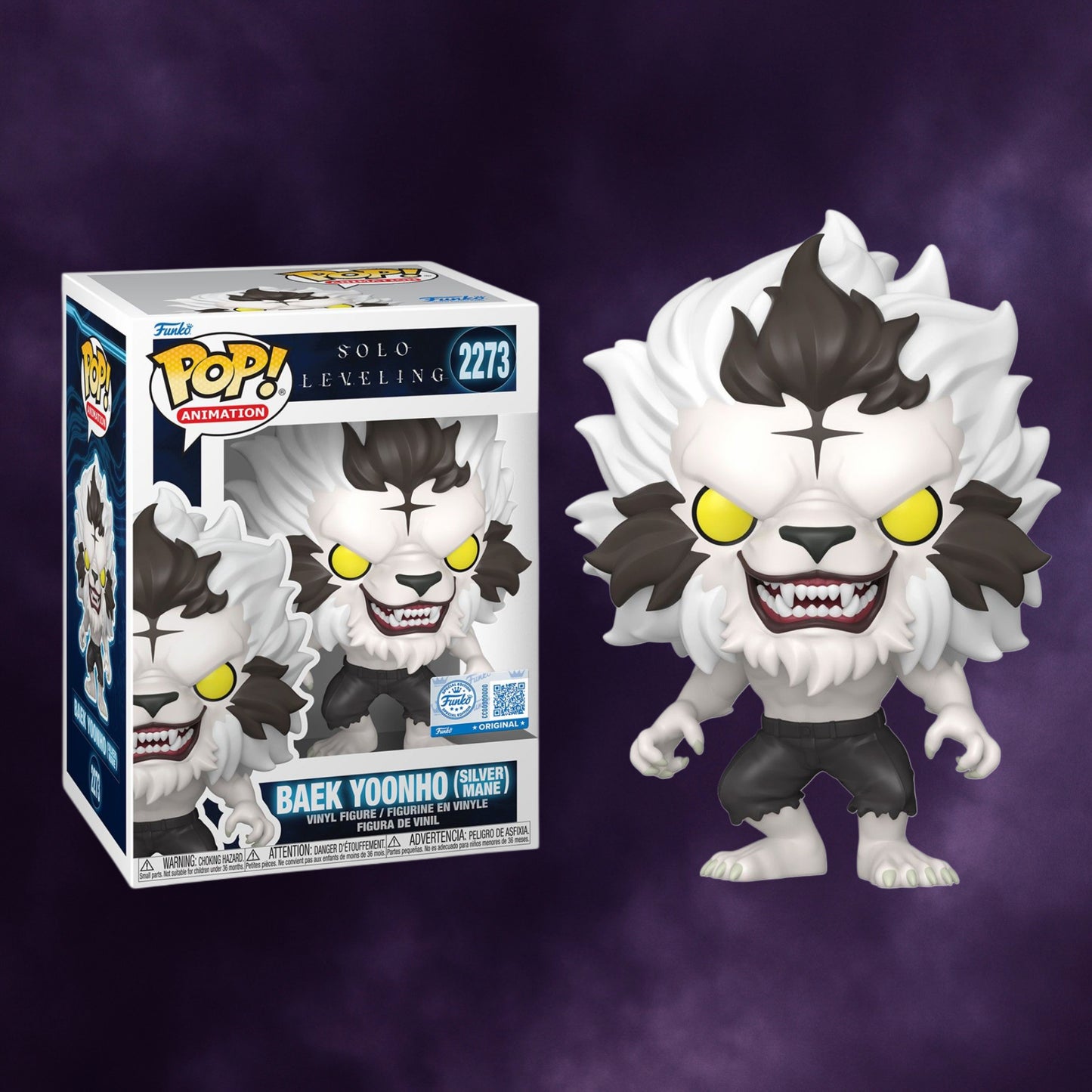 Funko Pop! Animation – Baek Yoonho (Silver Mane) #2273 Exclusive