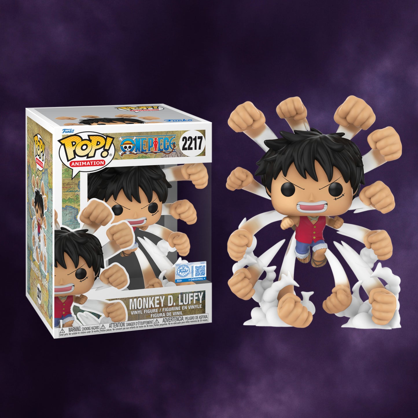 Funko Pop! Animation – Monkey D. Luffy (Gum Gum Gatling) Special Edition #2217