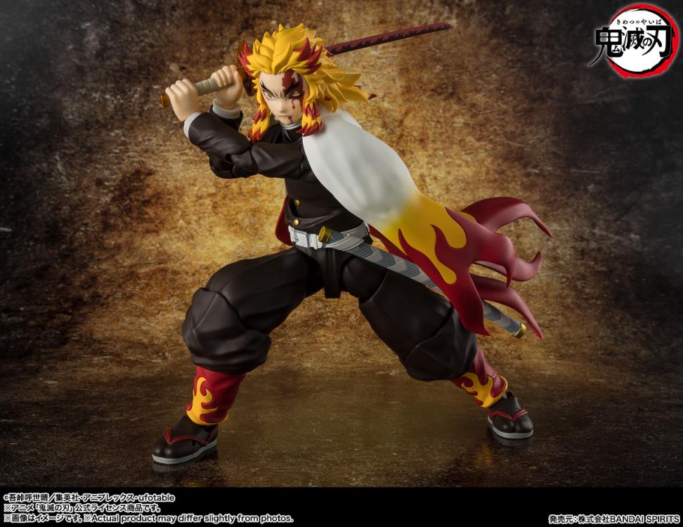 Demon Slayer: Kimetsu no Yaiba S.H.Figuarts Kyojuro Rengoku Action Figure