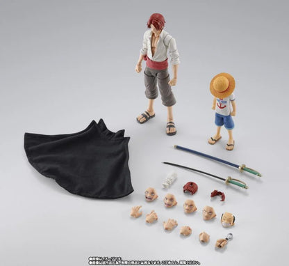 One Piece S.H.Figuarts Shanks and Monkey D. Luffy (Childhood) Action Figure