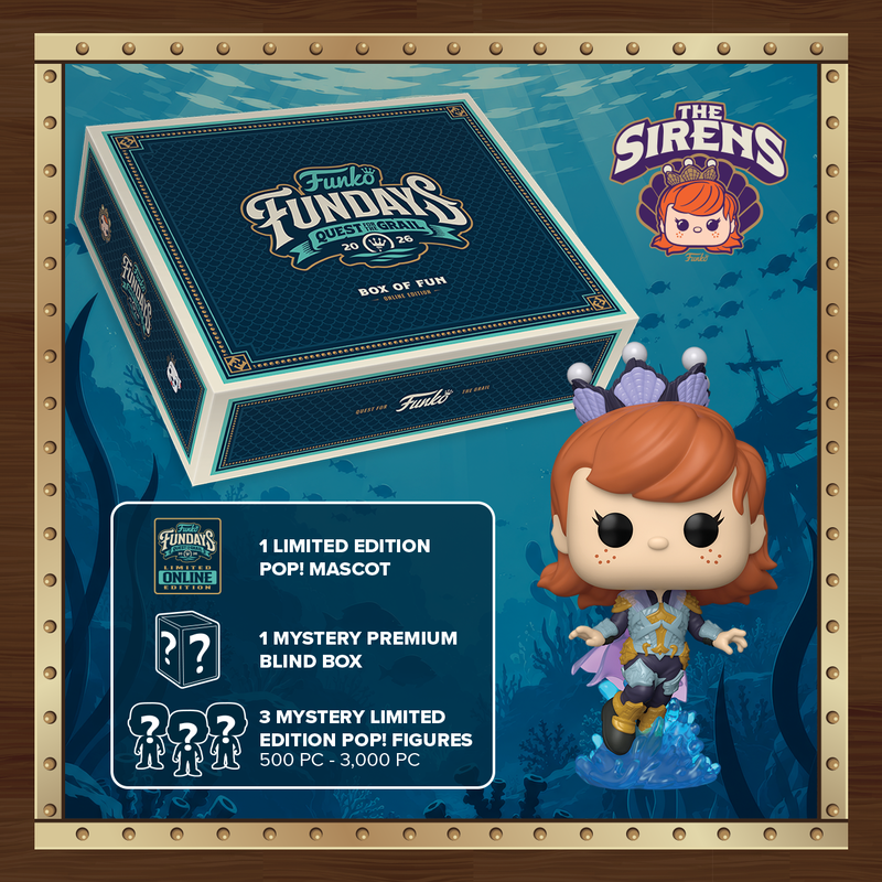 Funko Fundays Quest for the Grail 2026 Box of Fun – The Sirens Limited Edition