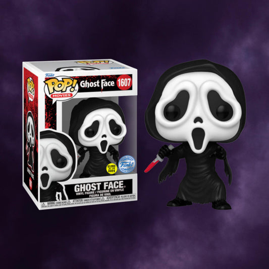 Scream – Ghostface with Knife Glow-in-the-Dark Exclusive Funko Pop! #1607
