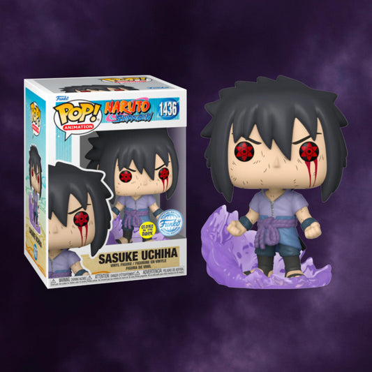 Naruto – Sasuke Uchiha Glow-in-the-Dark Exclusive Funko Pop! #1436