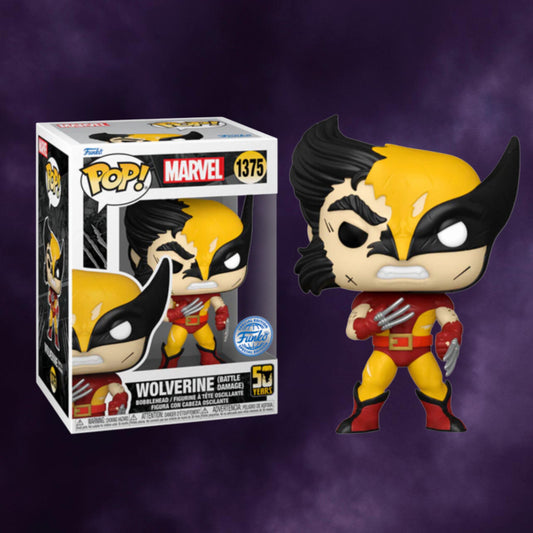 Marvel Wolverine (Battle Damage) Exclusive Funko Pop! #1375