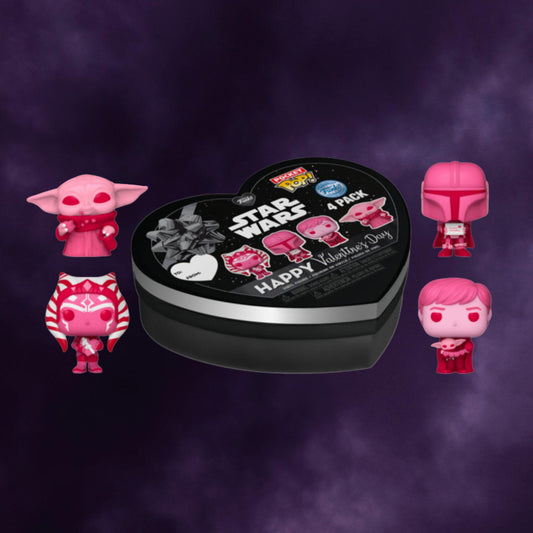 Star Wars: The Mandalorian Valentine’s Day Heart-Shaped Box Pocket Funko Pop!