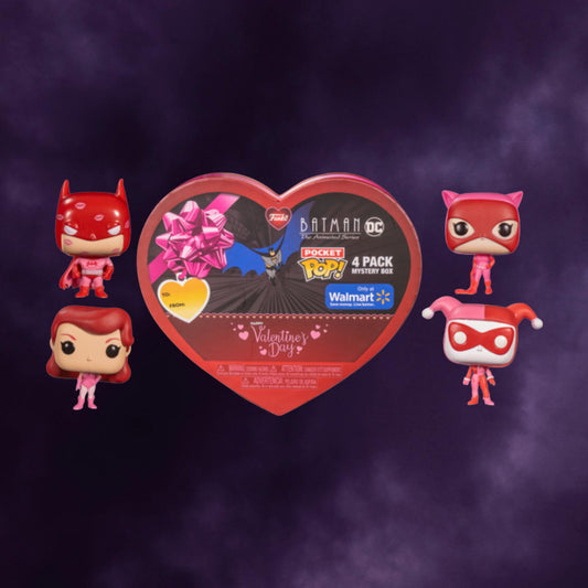 Batman: The Animated Series Valentine’s Day Heart-Shaped Box Pocket Funko Pop!