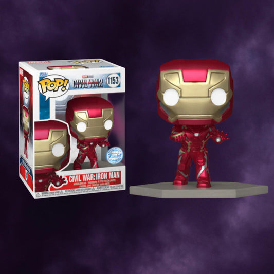 Marvel Captain America: Civil War – Iron Man (Exclusive) Funko Pop! #1153