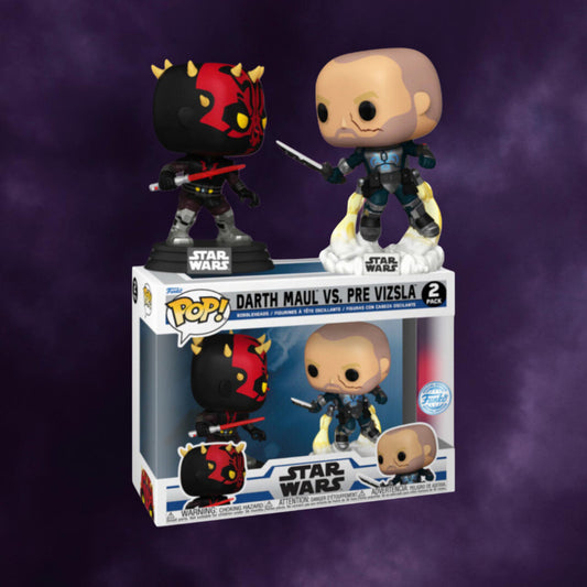 Star Wars: The Clone Wars – Darth Maul vs. Pre Vizsla Exclusive Funko Pop!