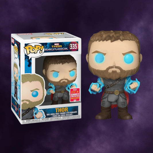 Thor: Ragnarok – Thor with Odin Force Glow In The Dark (Summer Convention 2018 Limited Edition) Funko Pop! #335